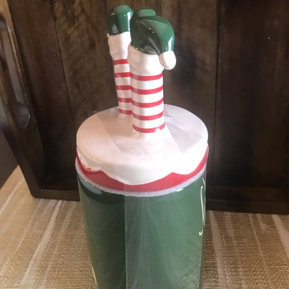 Rae Dunn SANTA’S ELF MUG WITH TOPPER - Picture 4 of 4